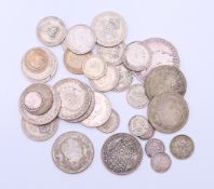 A quantity of various coins.