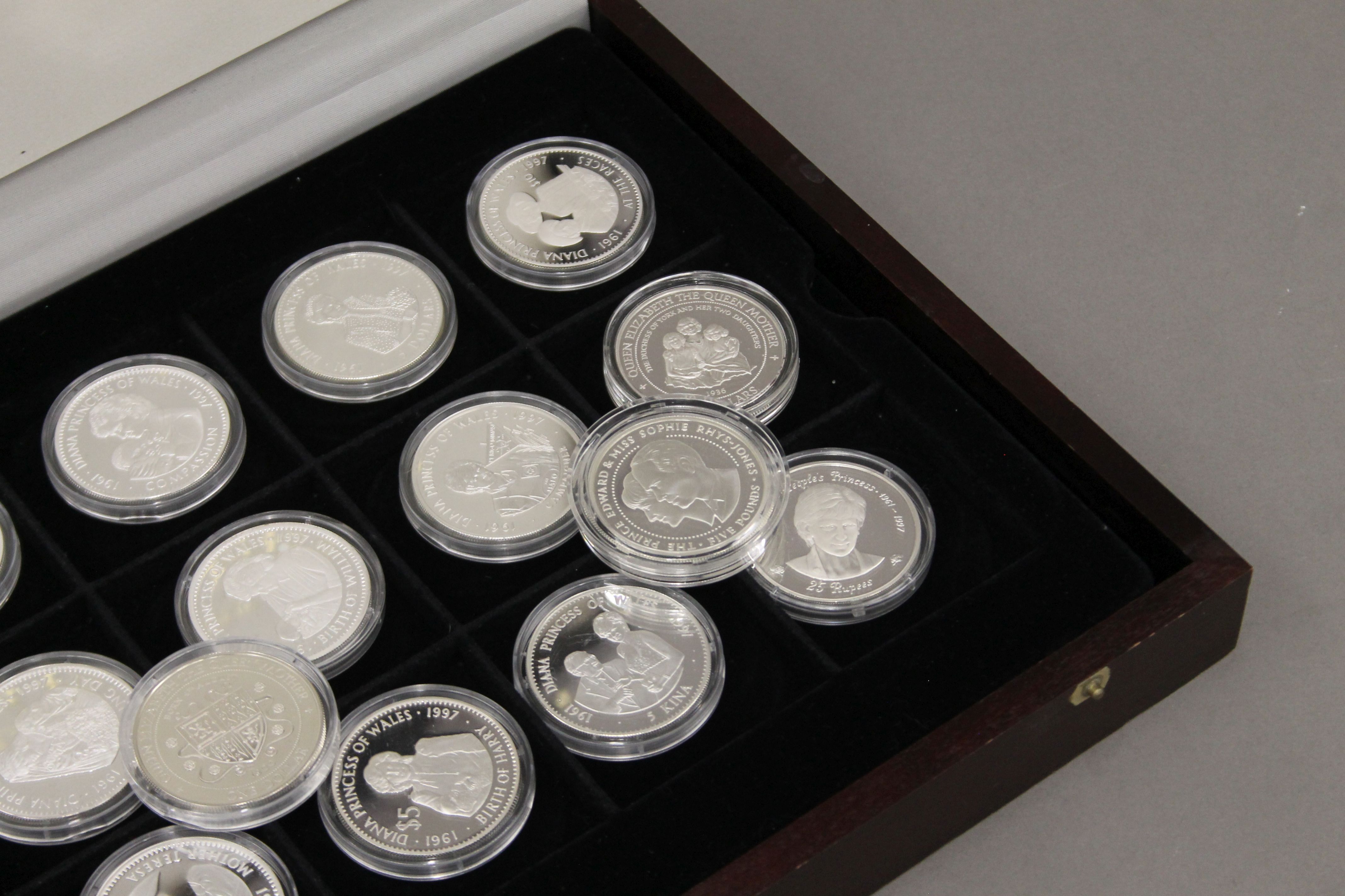 Fourteen various Royal Commemorative silver proof coins. - Image 2 of 4