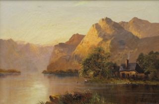 F E JAMIESON, Scottish Highland, oil on canvas, signed as McGregor. Framed. 59.5 x 39 cm.