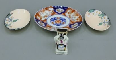 A small quantity of porcelain including Carlton ware. The largest 24 cm diameter.