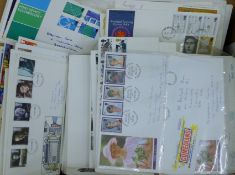 A box of 1st day covers.