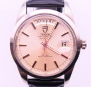 A Rolex Tudor Oyster Prince Day & Date Rotor Self-Winding Jumbo gentleman's wristwatch, Jumbo size,