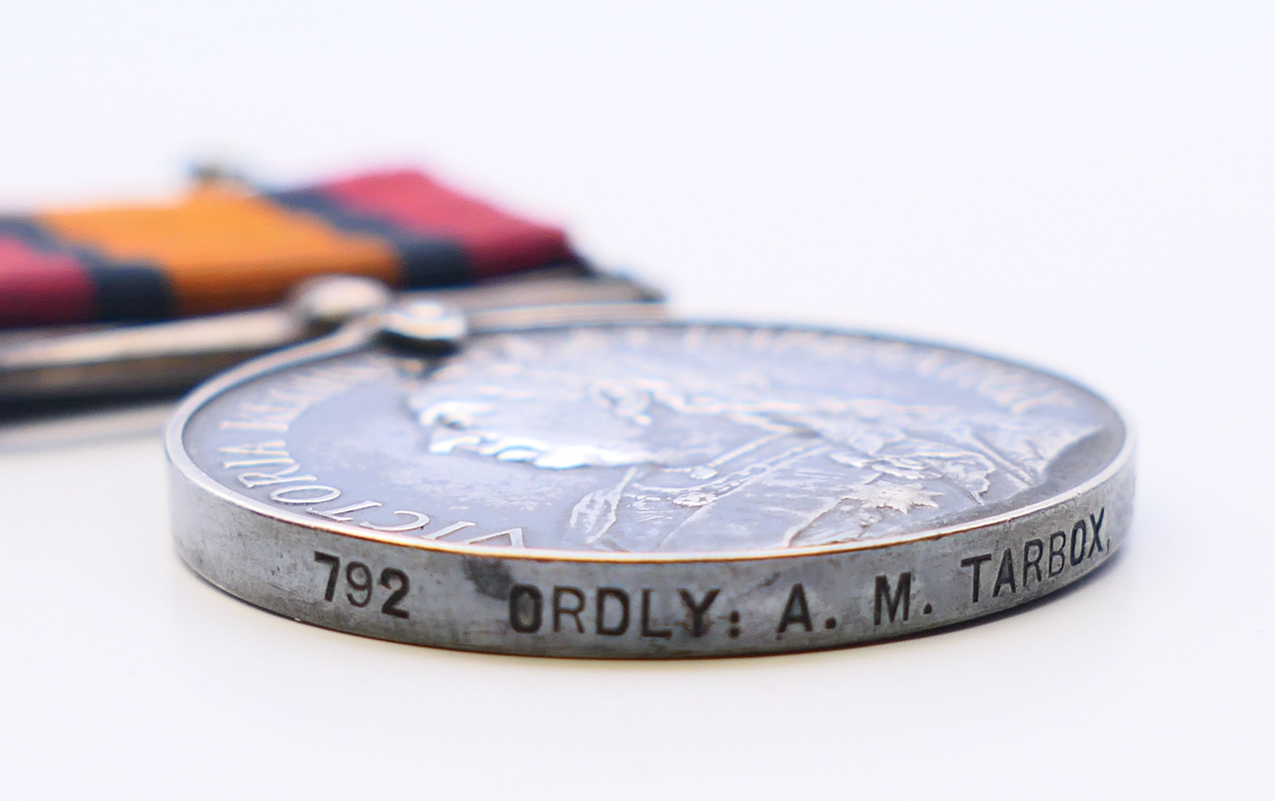 A Victorian South African medal with Transvaal Orange Free State and Cape Colony bars awarded to - Image 5 of 6