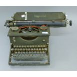 A vintage Imperial typewriter. 51 cm wide.