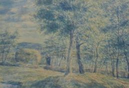 GERALD OSOSKI (1903-1981) British, English Landscape, watercolour on cotton weave paper,
