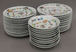 A quantity of 20th century Chinese porcelain dinner wares.