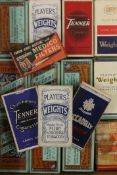A collection of vintage cigarette packets.