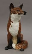 A large Beswick model of a fox. 31 cm high.