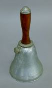A bell-form cocktail shaker. 24 cm high.