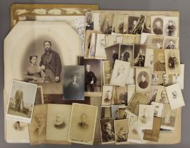 A large collection of various Victorian and later photographs including sporting teams etc.