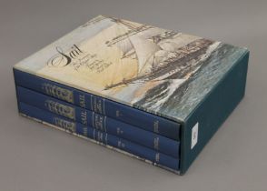 Sail - The Romance of the Clipper Ships by Spurling and Lubbock, 3 volumes.