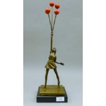 After BANKSY, bronze balloon girl. 50 cm high.