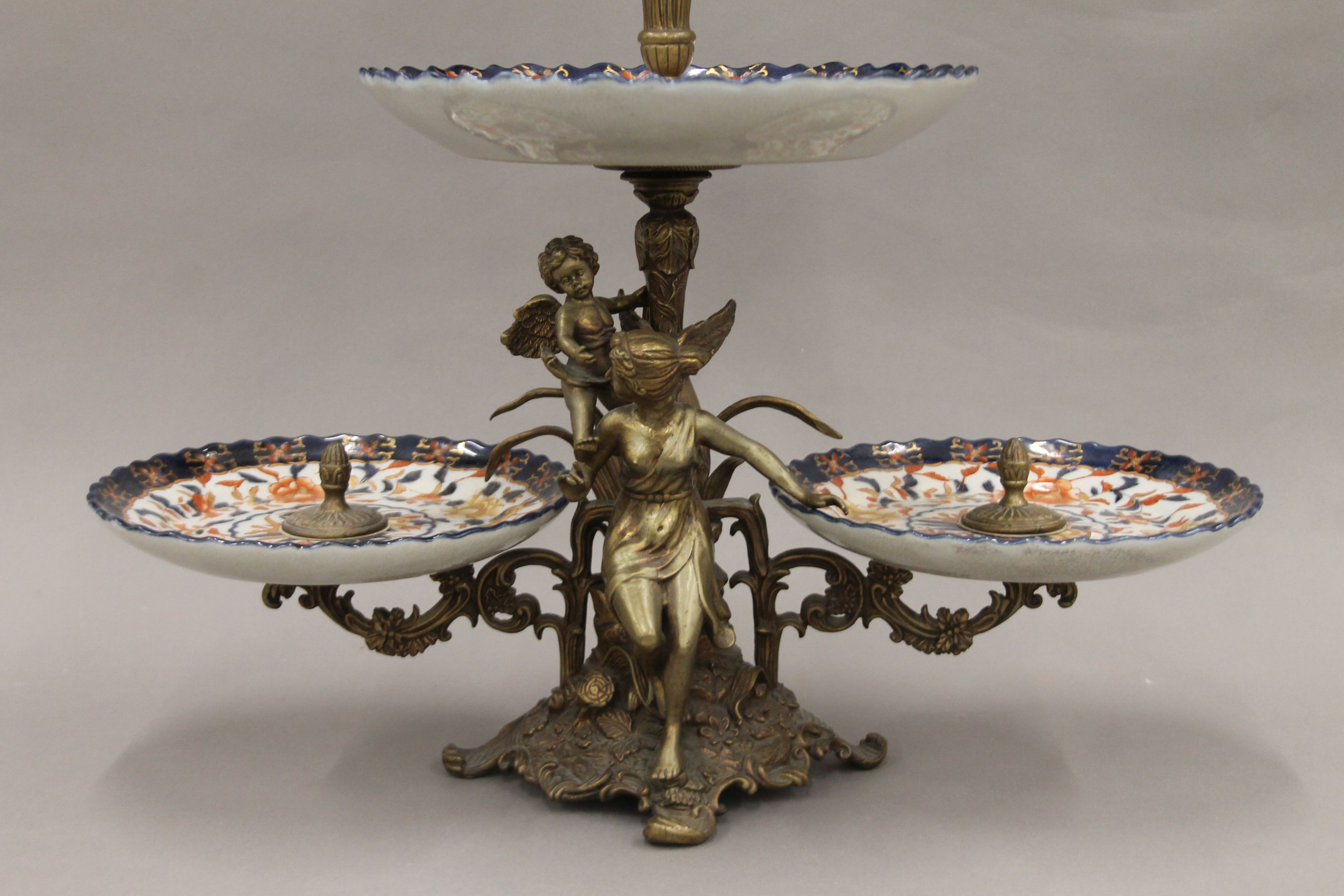 A 19th century style figural centrepiece. 60 cm high. - Image 2 of 6