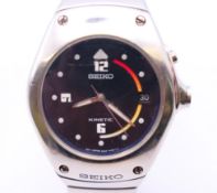 A Seiko Kinetic Arctura gentleman's sport wristwatch. 3.75 cms wide.