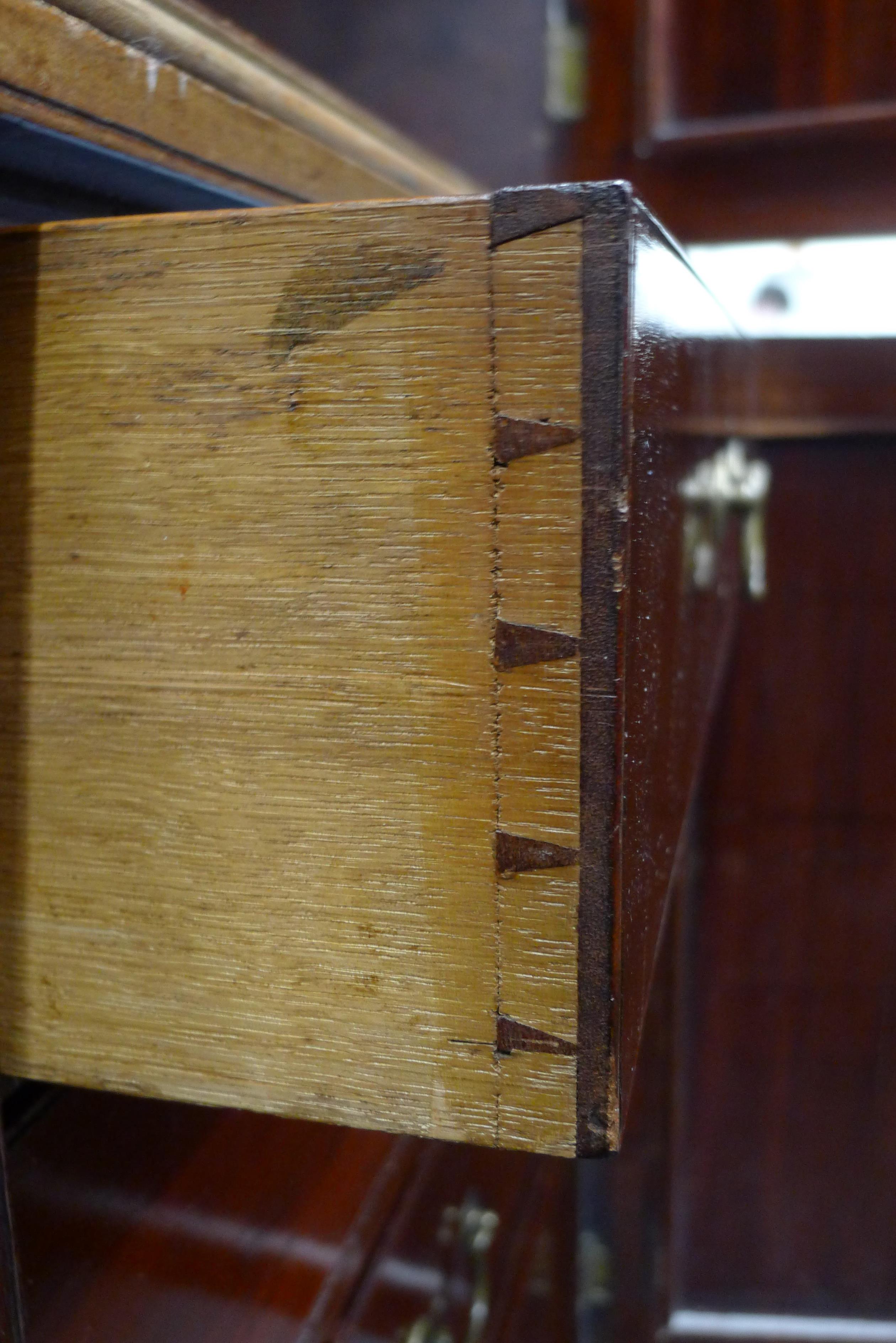 A Victorian mahogany linen press. 131 cm wide x 202 cm high. - Image 9 of 9
