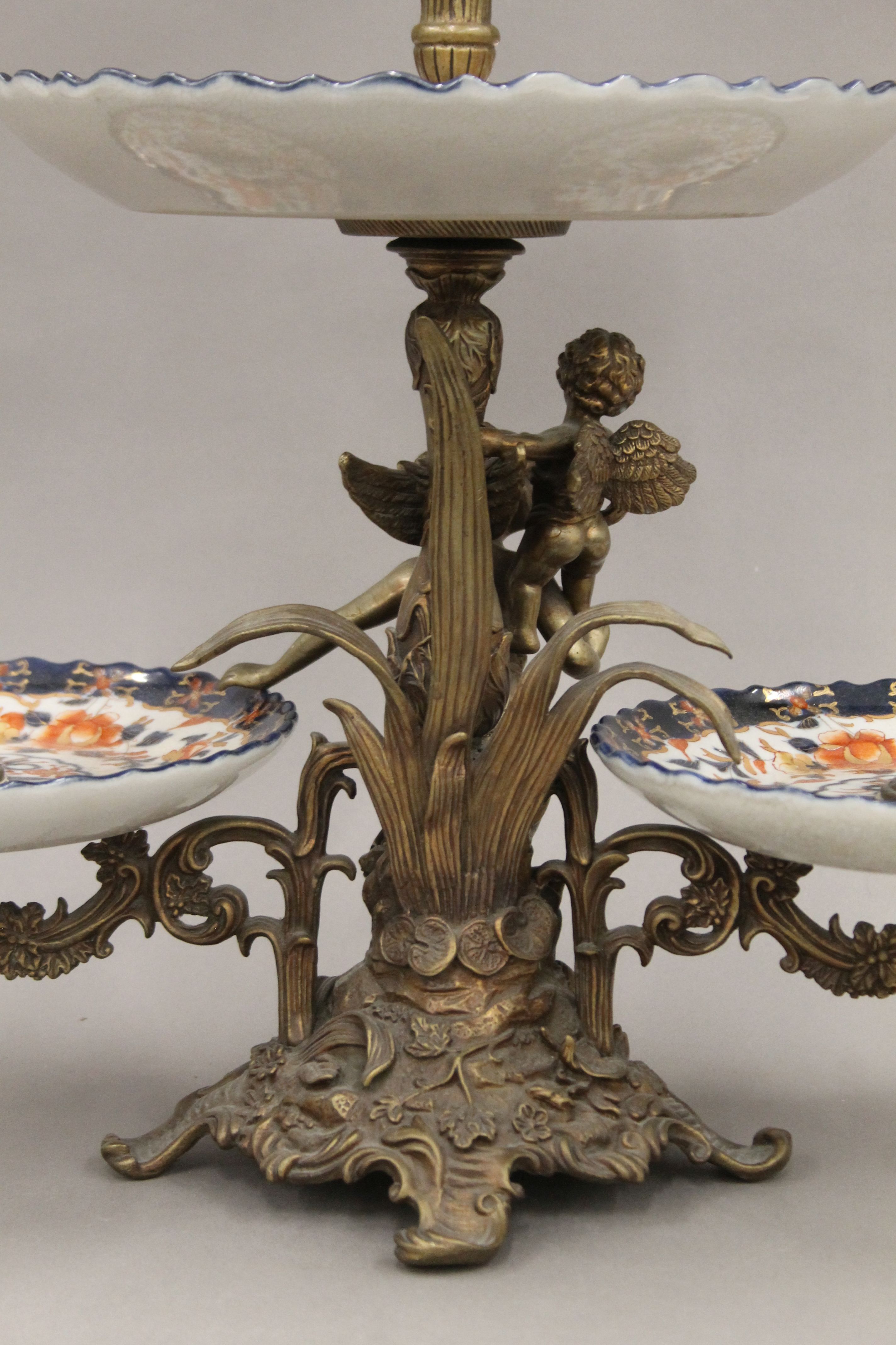 A 19th century style figural centrepiece. 60 cm high. - Image 5 of 6