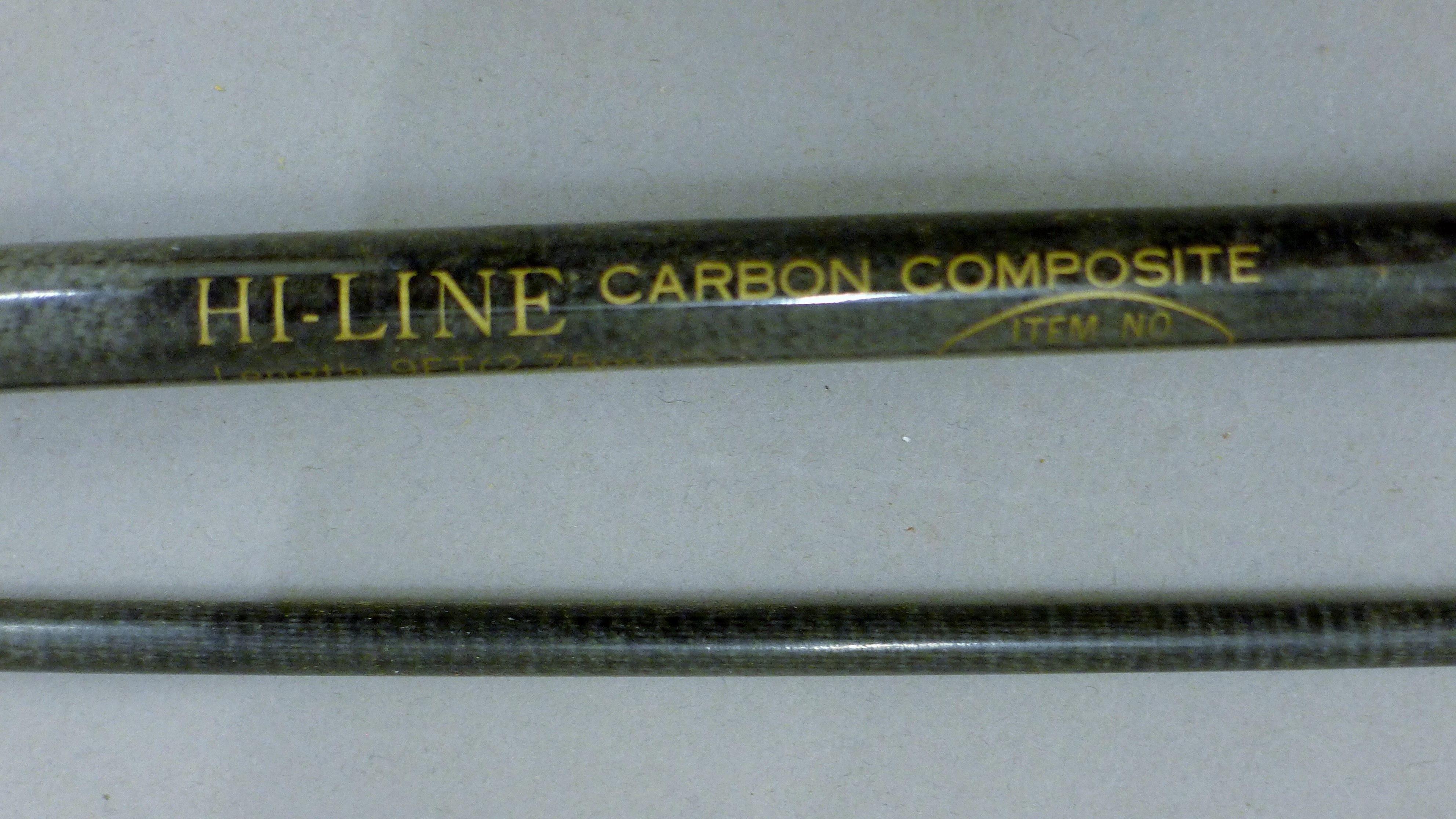 A Henry Aiken of London split cane rod, two other split cane rods and a carbon fibre rod. - Image 7 of 8