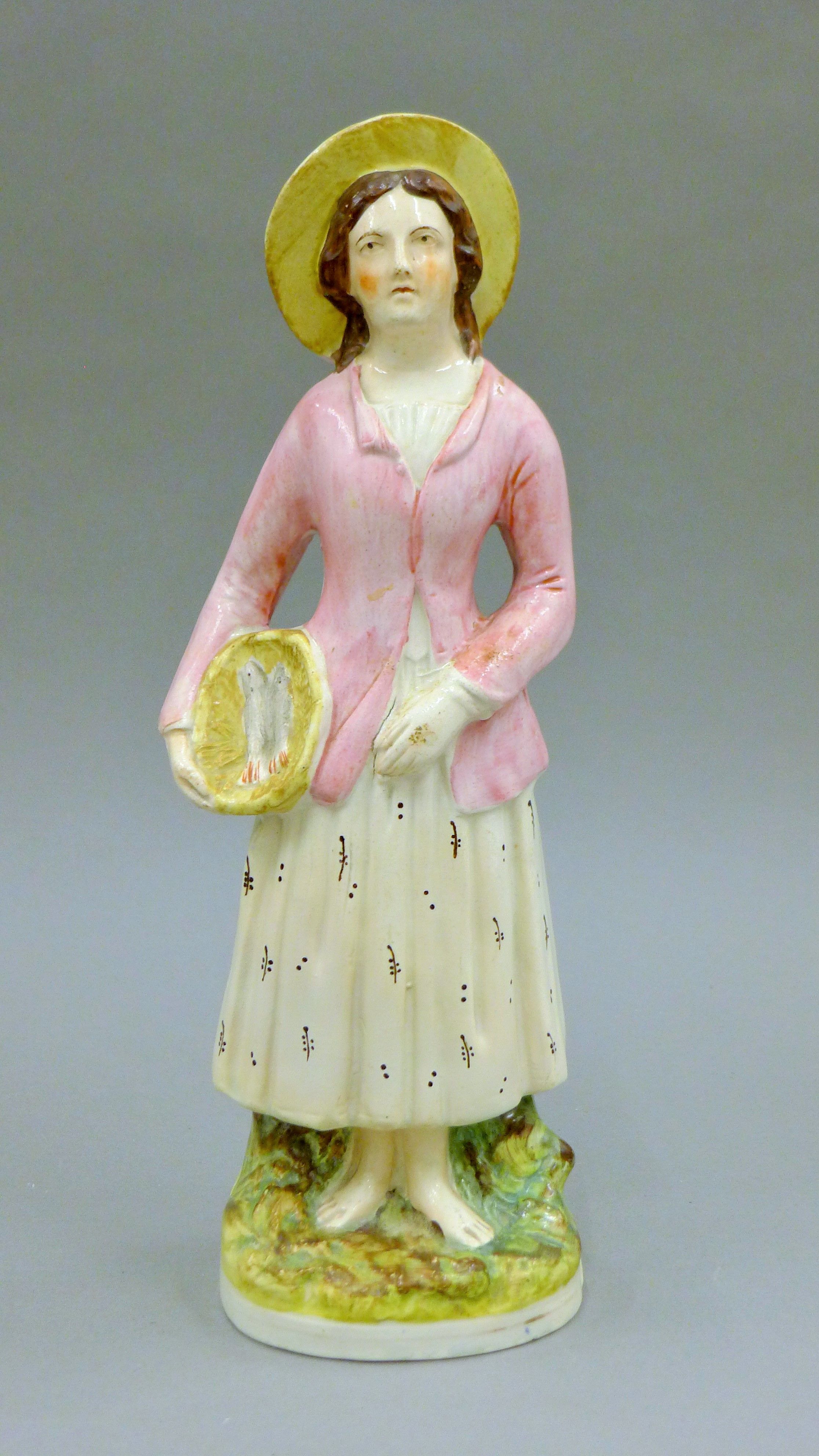 Two 19th century Staffordshire figures. The largest 28.5 cm high. - Image 7 of 11