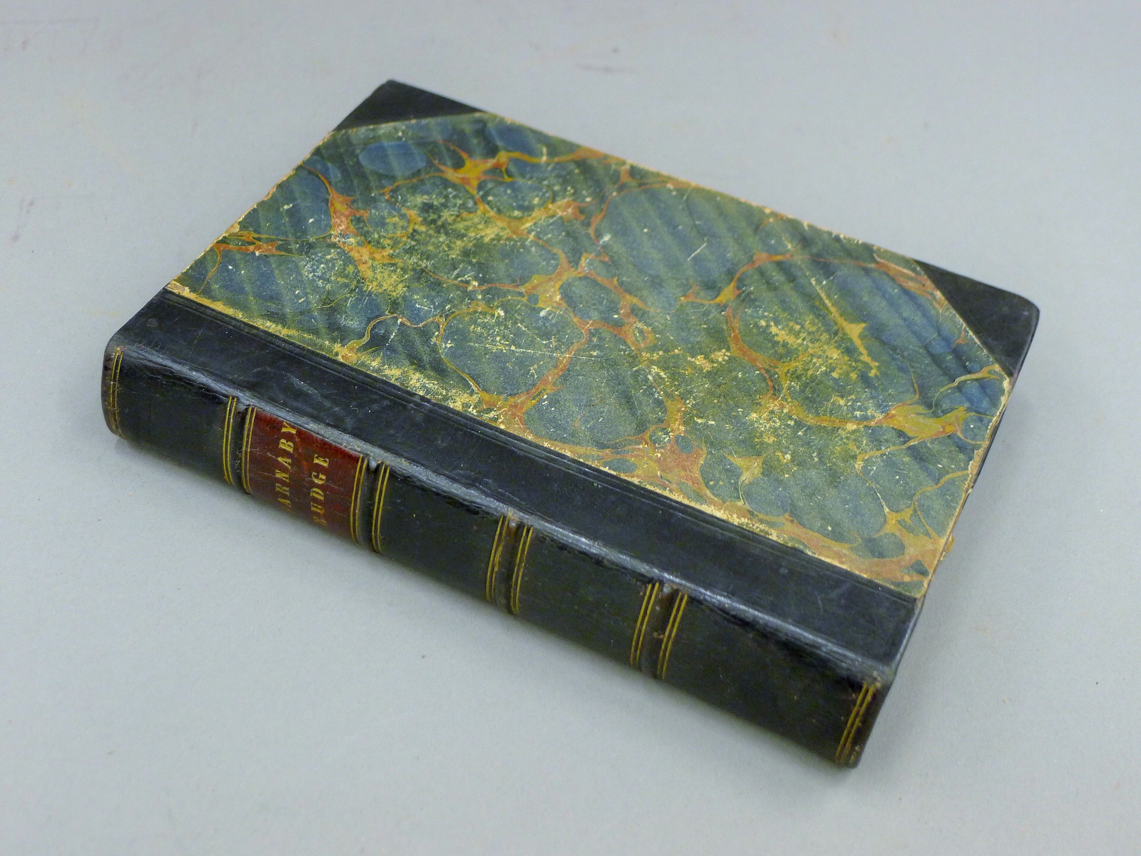 A collection of early leather-bound volumes of popular novels by Charles Dickens, - Image 5 of 9