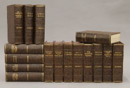 A quantity of Dickens volumes.