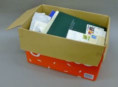 A box of First day covers.