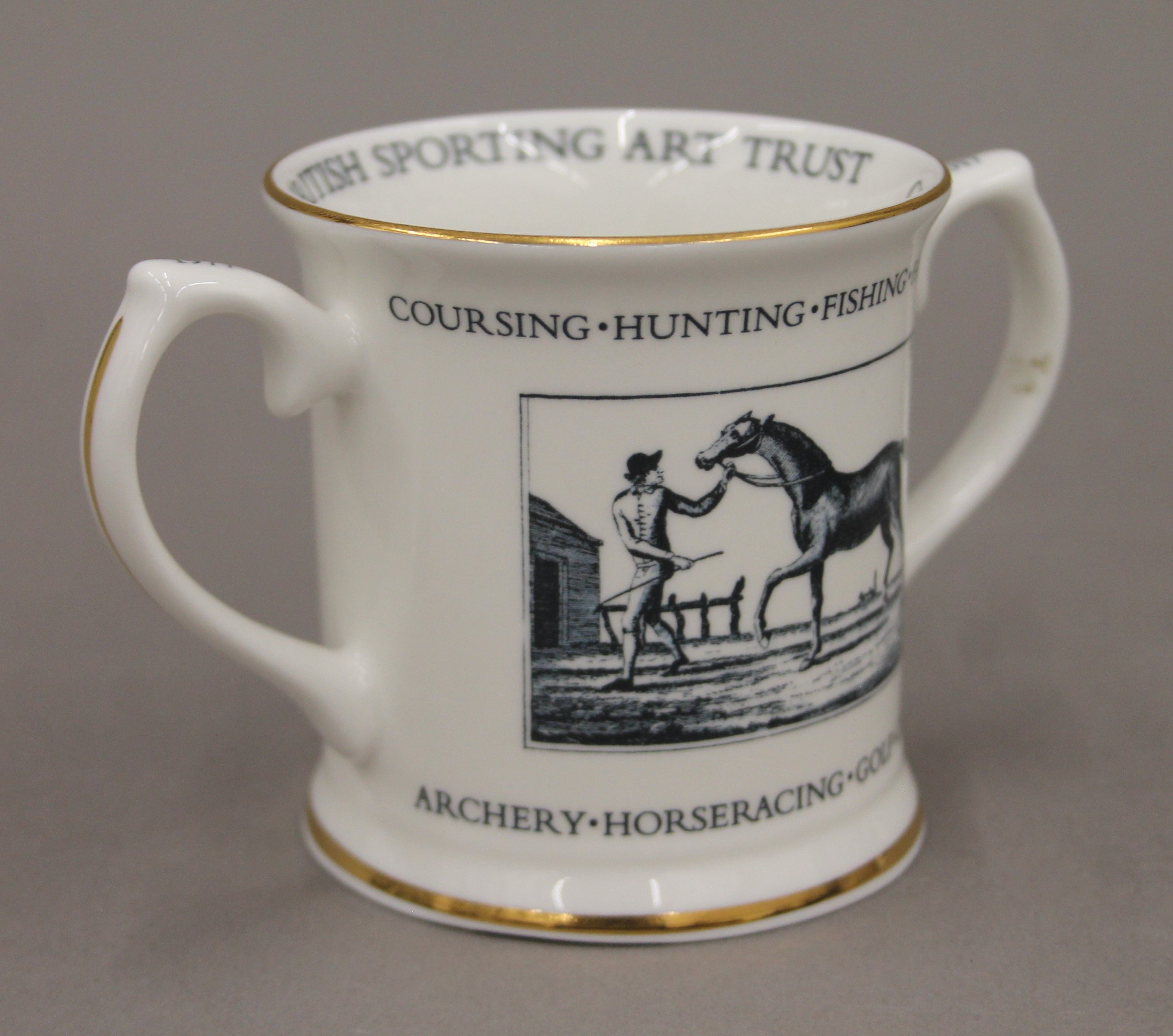 A loving cup - The British Sporting Art Trust celebrating 40 years 1977 to 2017, fine bone china, - Bild 3 aus 7