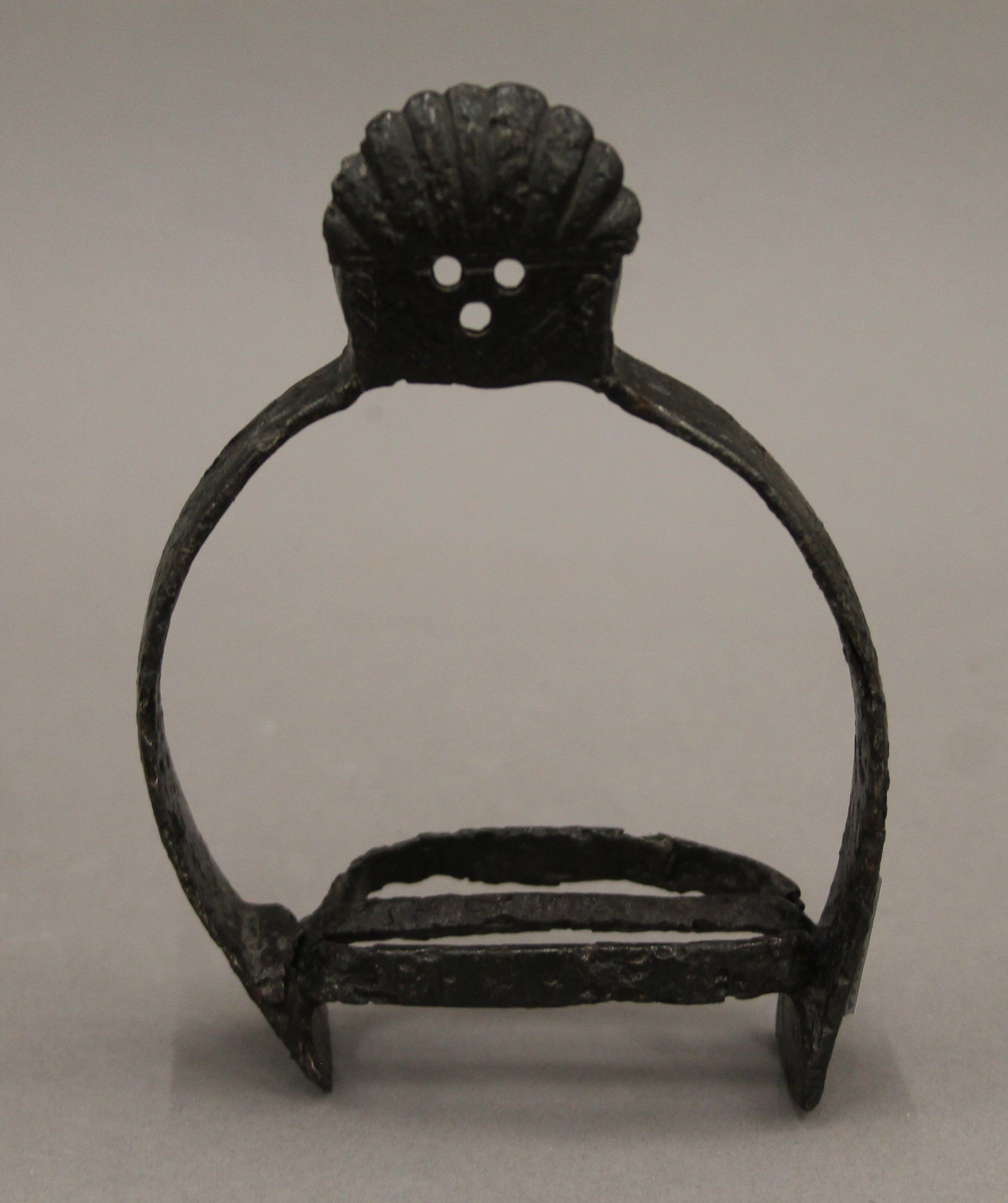 Two antique stirrups. The largest 16 cm high. - Image 7 of 9