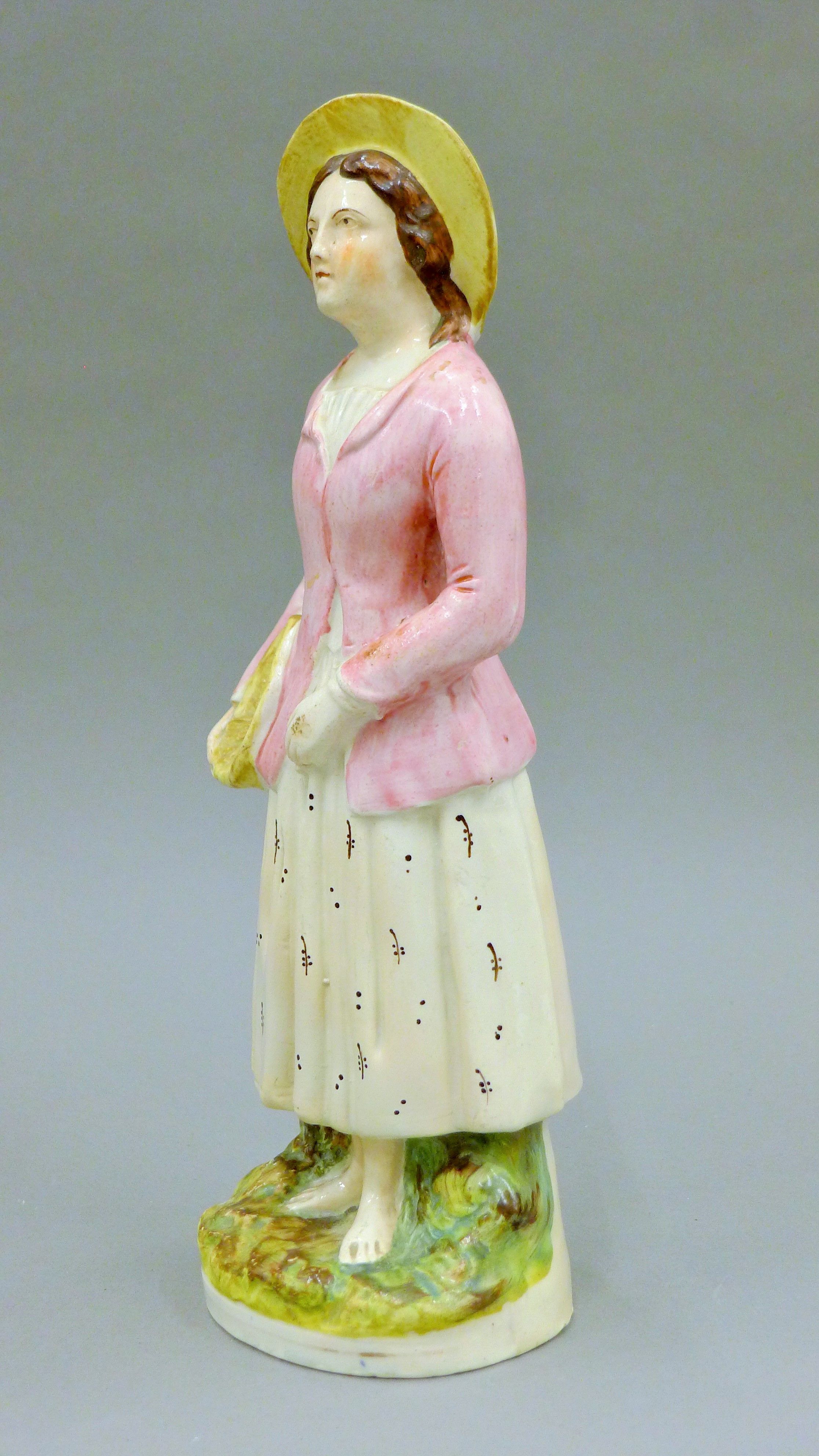 Two 19th century Staffordshire figures. The largest 28.5 cm high. - Image 8 of 11