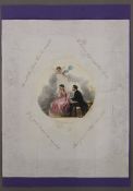 A collection of Various Victorian Valentines. The largest 20.5 x 25.5 cm.