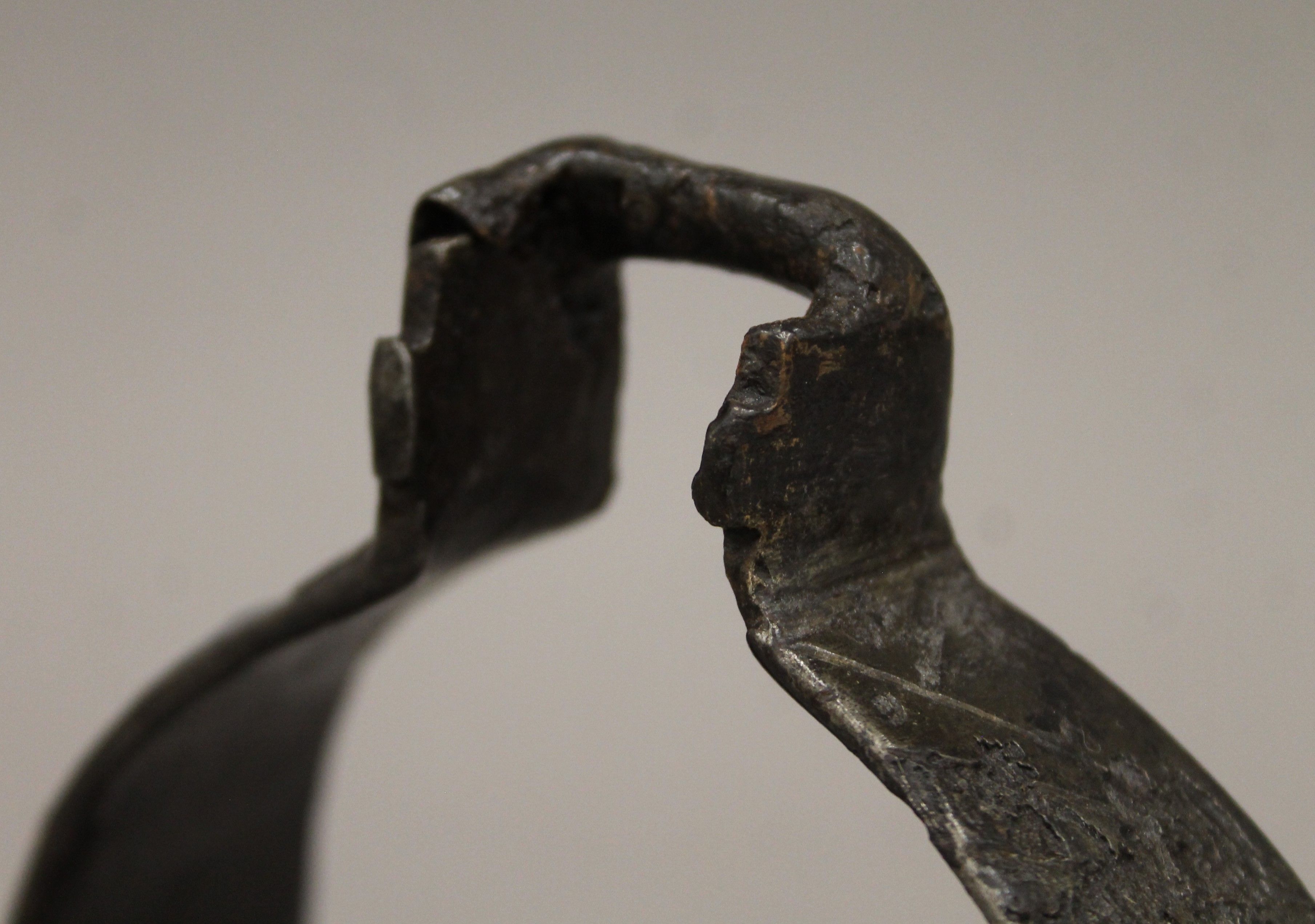 Two antique stirrups. The largest 16 cm high. - Image 5 of 9
