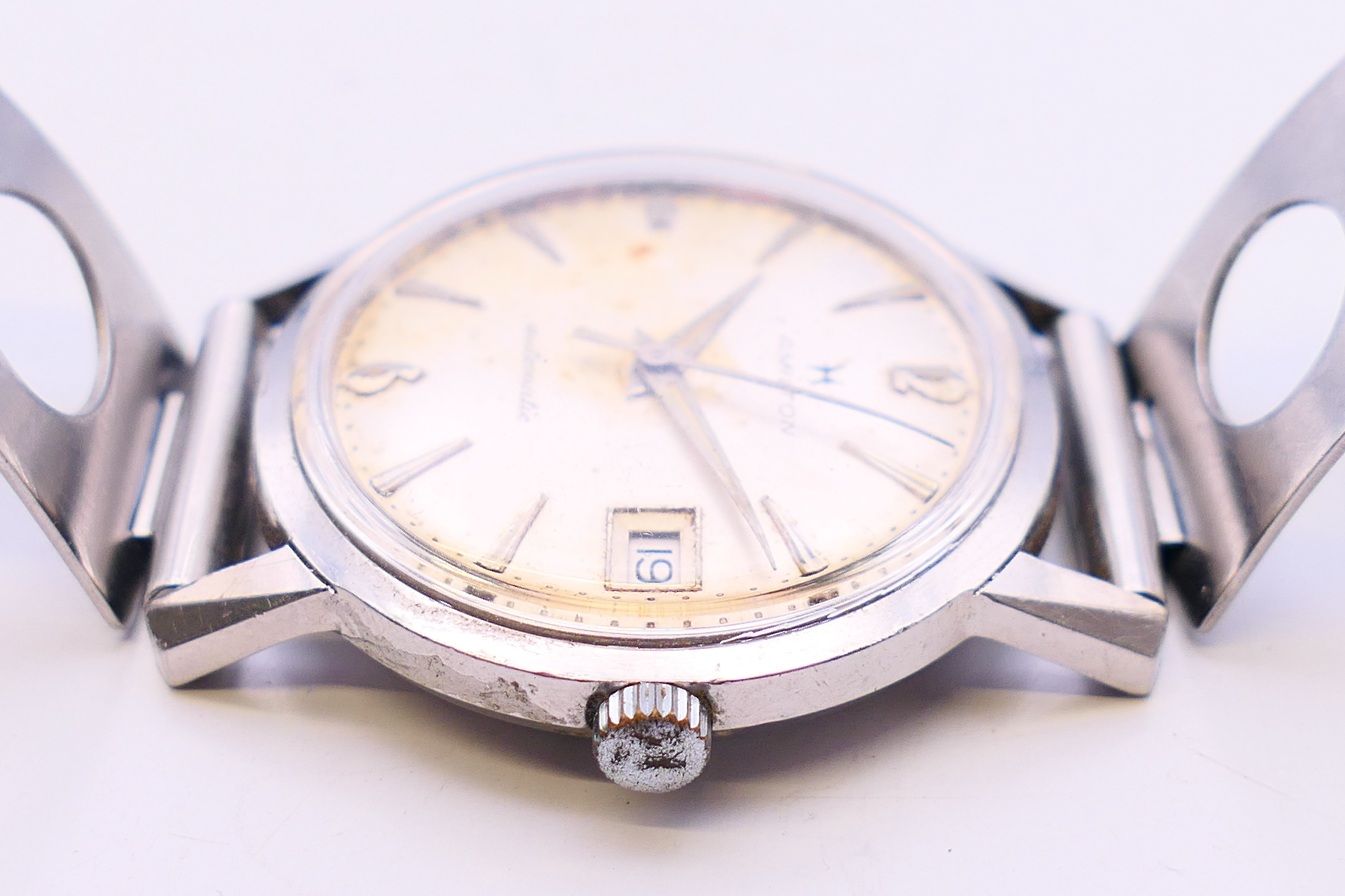 A Hamilton automatic gentleman's wristwatch. 3.5 cm diameter. - Image 3 of 5