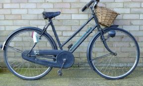 A vintage bicycle.