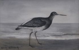 HENRY STANNARD, RBA (1844-1920), Wading Bird - Redshank, watercolour, signed, framed and glazed.
