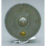 A 1936 model Hardy Triumph 3 1/4" centrepin reel, scarce size.