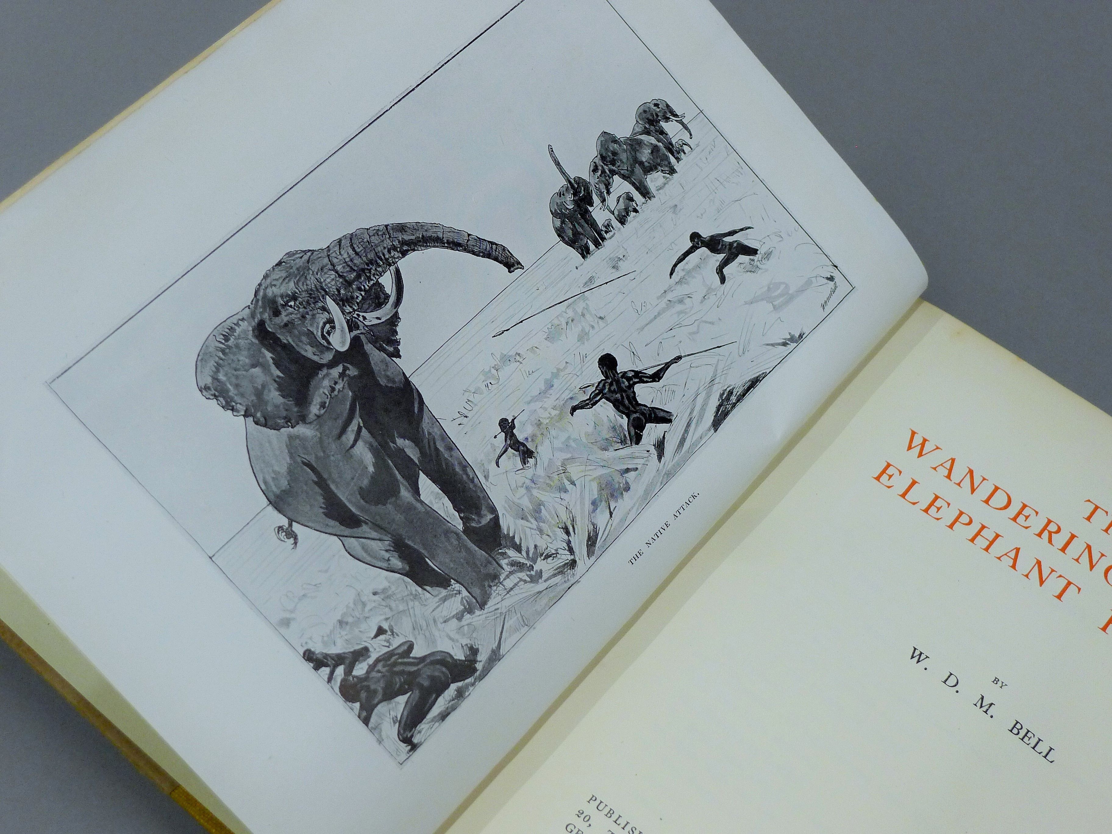 W D M Bell, The Wanderings of an Elephant Hunter, 1933, first edition. - Image 4 of 7