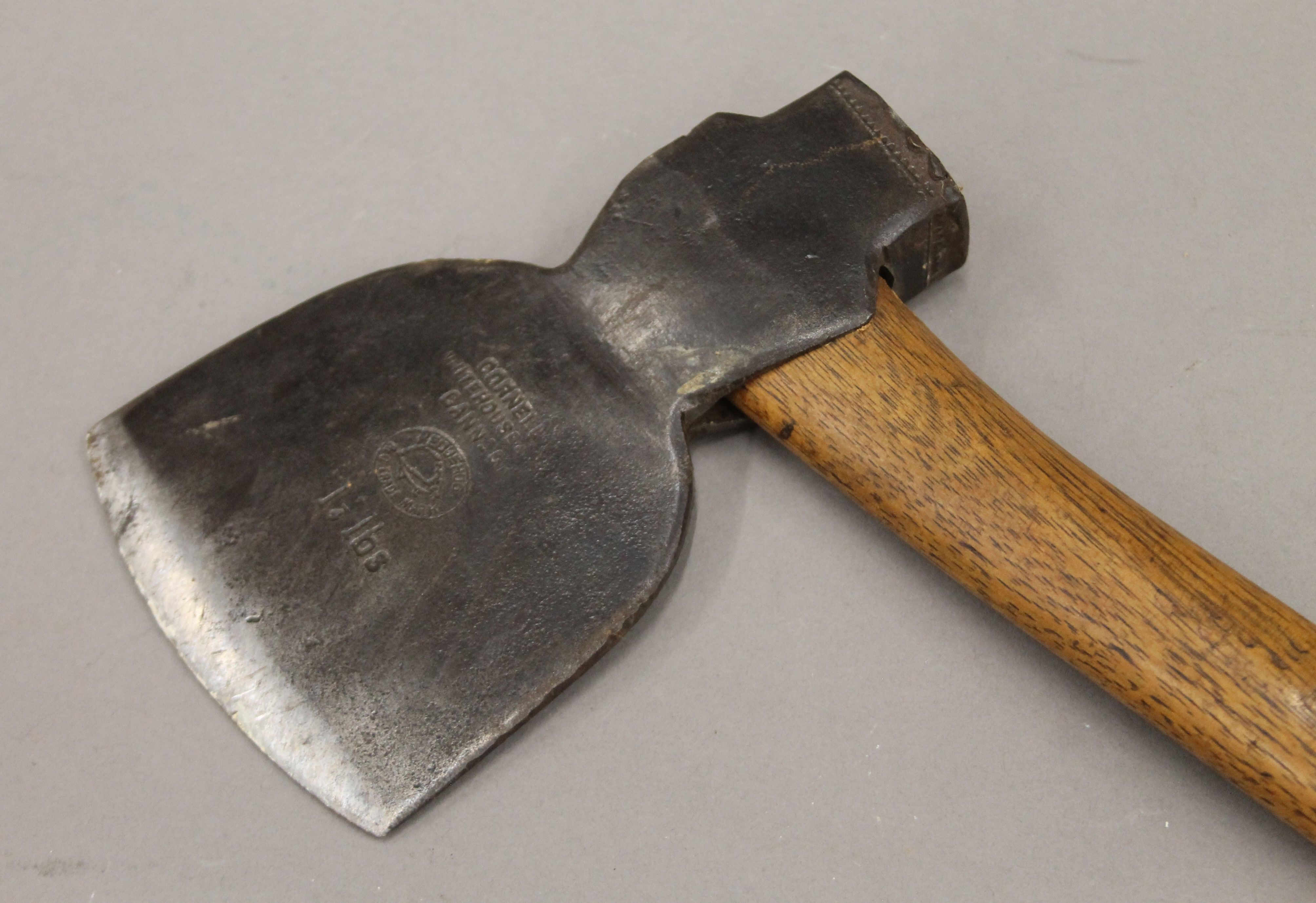 Two antique axes. The largest 33 cm high. - Image 6 of 8