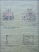 E T Adams, The Bungalow Deal, proposed alterations, by Ernest Flint, Architect, 80 Coleman St EC,