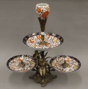 A 19th century style figural centrepiece. 60 cm high.