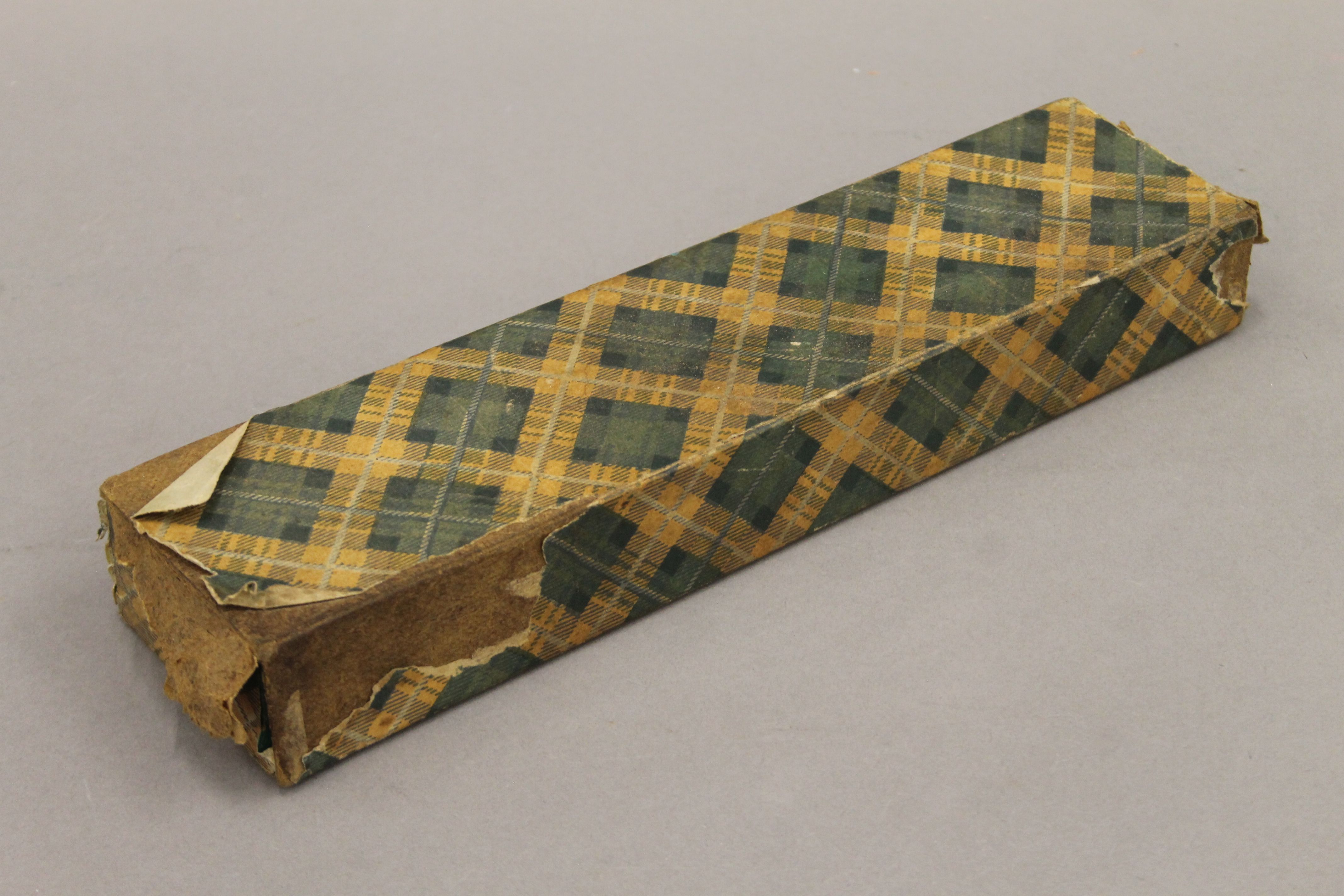 A boxed gun-cleaning outfit in a Parker-Hale box, a folding rule etc. The box 32 cm long. - Image 5 of 10