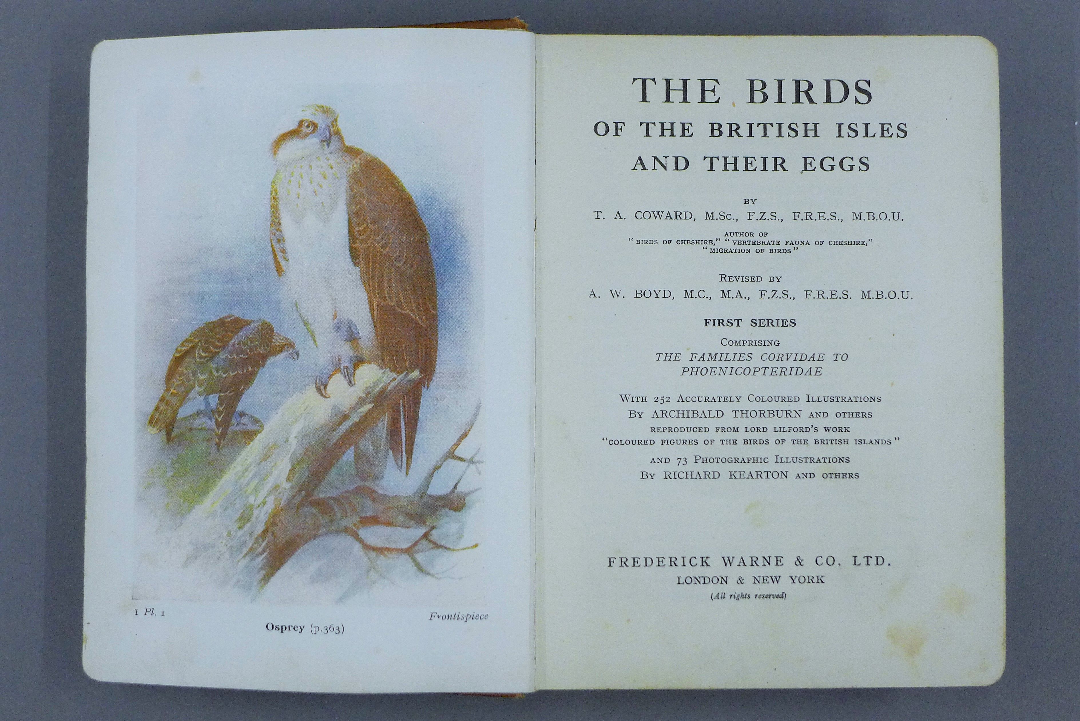 Coward, T A, The Birds of the British Isles and their Eggs, first series, - Image 4 of 6