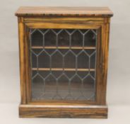 A Victorian coromandel pier cabinet. 79 cm wide.