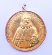 A gilt medallion for Caspar Taliacotius (1545-1599),