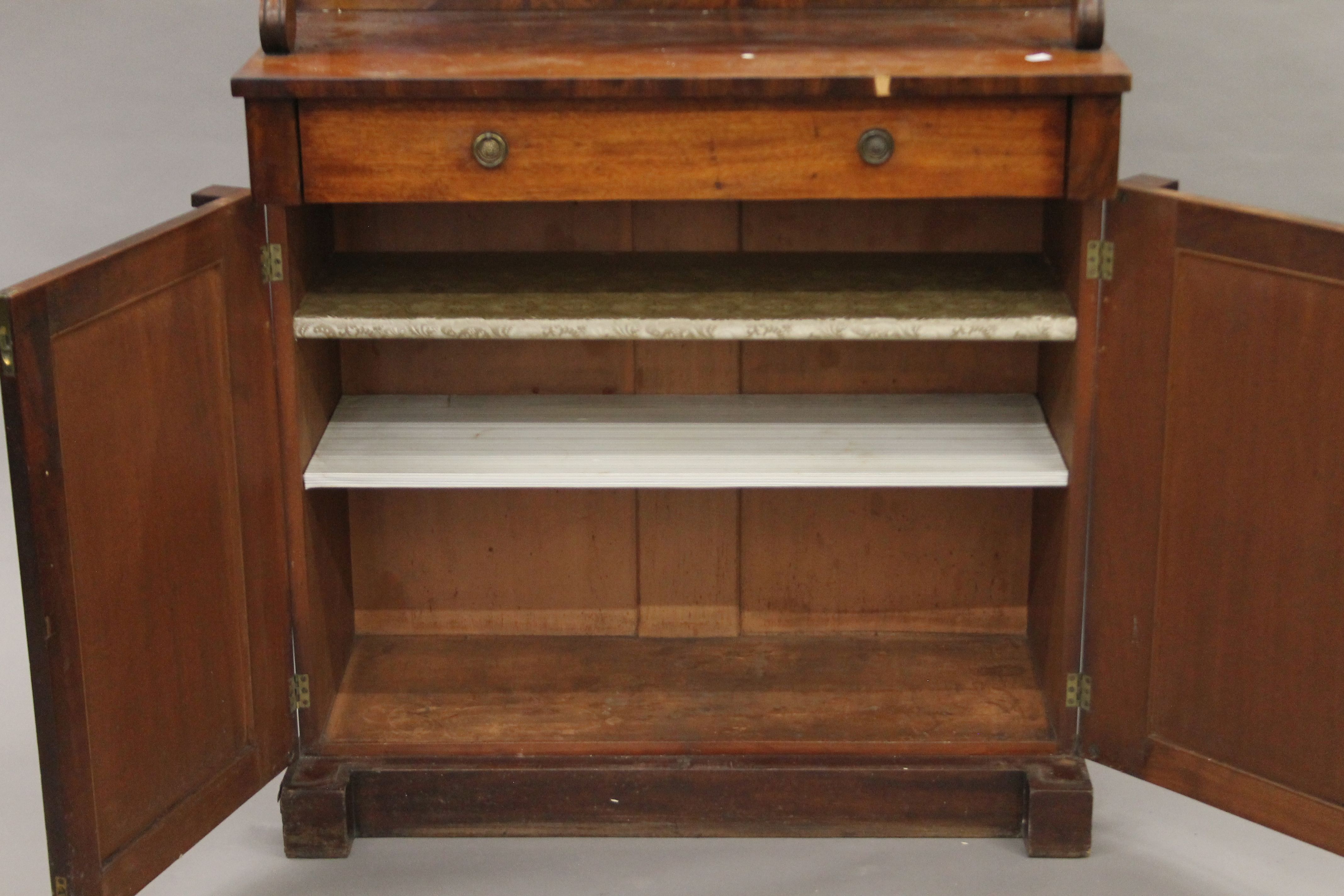 A 19th century mahogany chiffonier. 91.5 cm wide. - Image 7 of 7