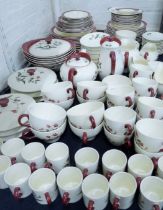 A Wedgwood Mayfield dinner, tea and coffee service. The coffee pot 17.5 cm high.