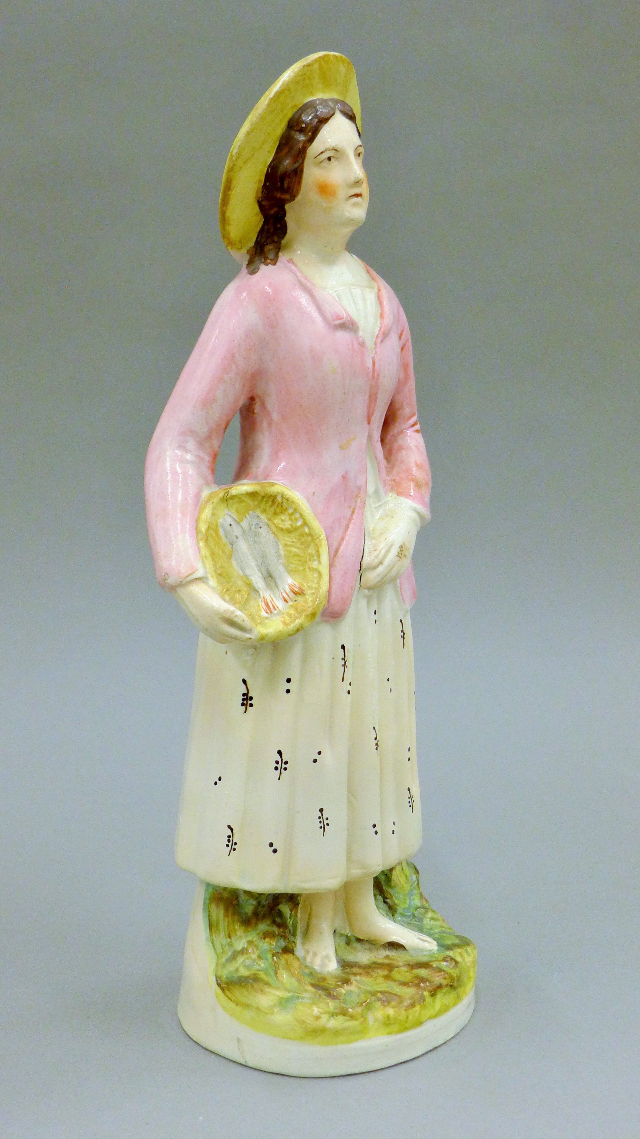 Two 19th century Staffordshire figures. The largest 28.5 cm high. - Image 9 of 11