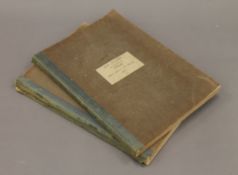 Two volumes of John Blackwall's 'A History of the Spiders of Great Britain and Ireland',