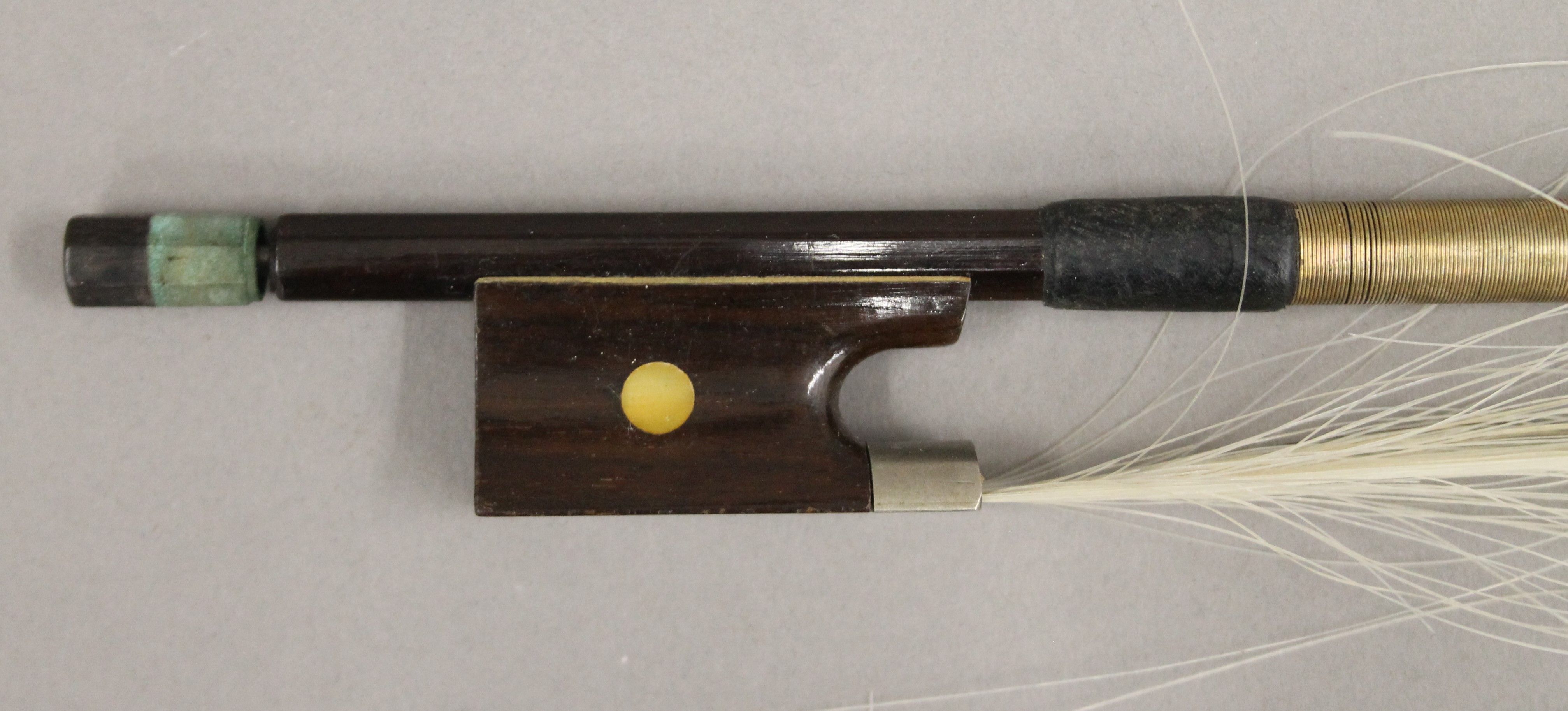 A cased violin and bow. The former 58 cm long. - Image 8 of 10