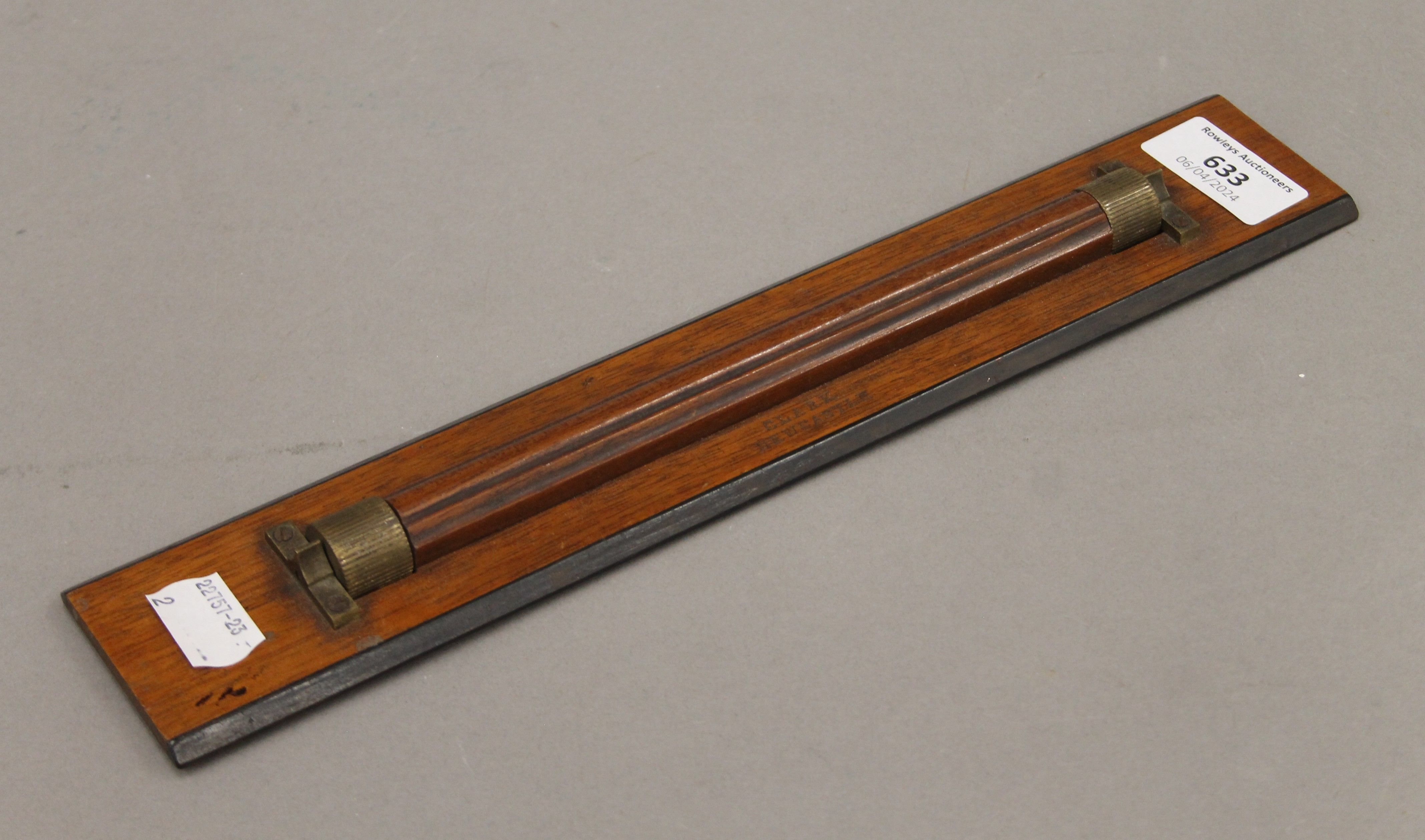 A boxed gun-cleaning outfit in a Parker-Hale box, a folding rule etc. The box 32 cm long. - Image 9 of 10