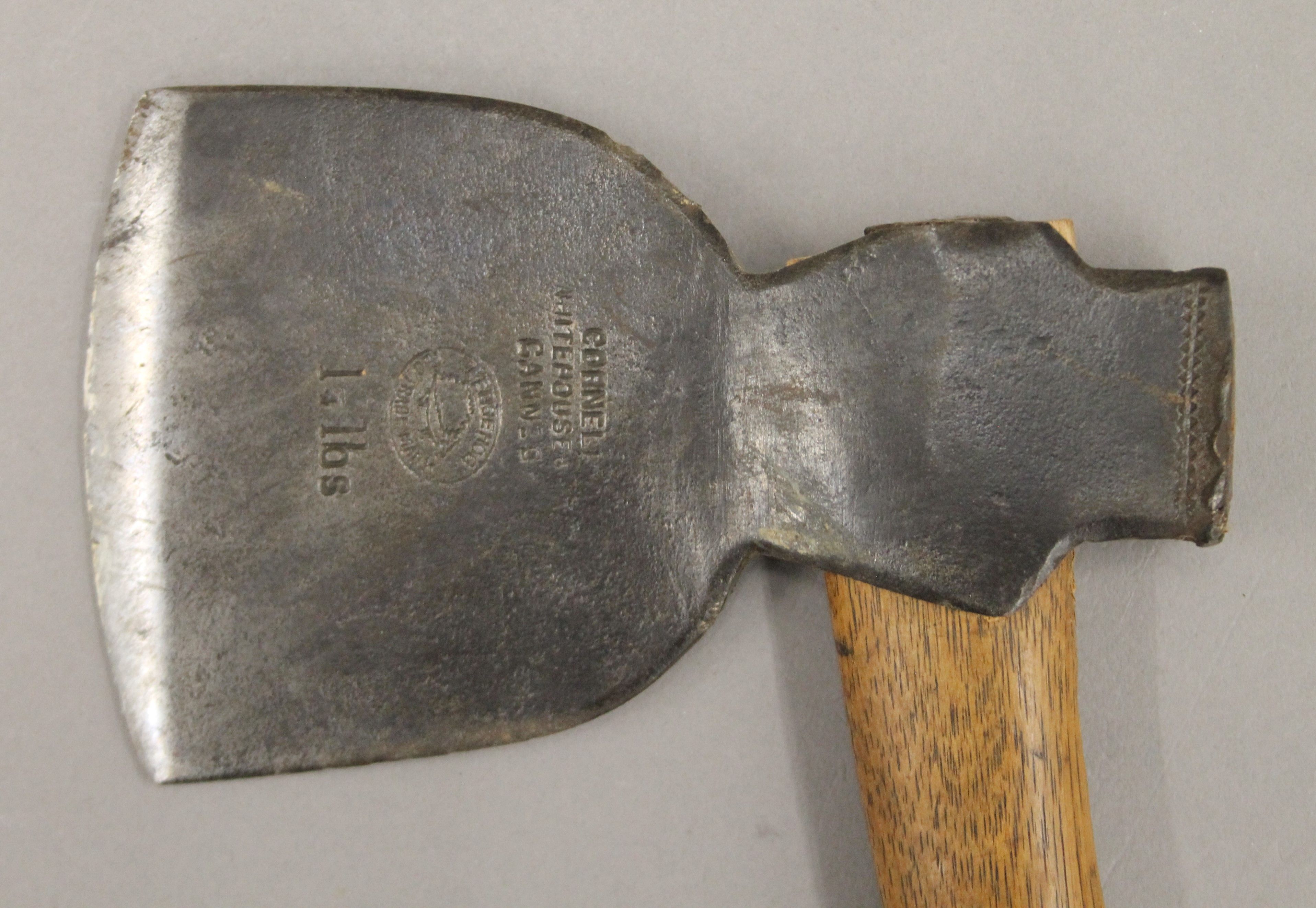 Two antique axes. The largest 33 cm high. - Image 7 of 8