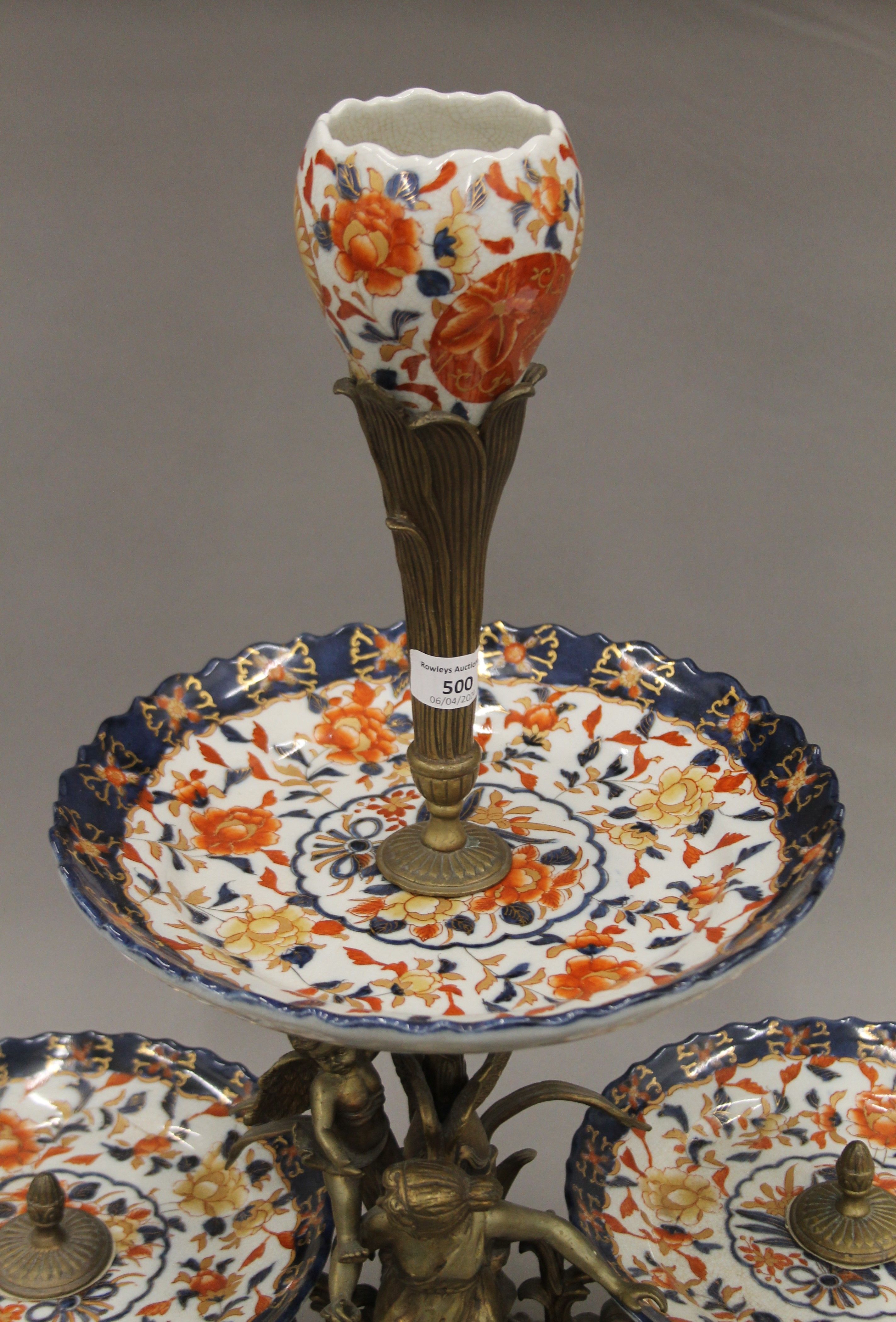 A 19th century style figural centrepiece. 60 cm high. - Image 3 of 6